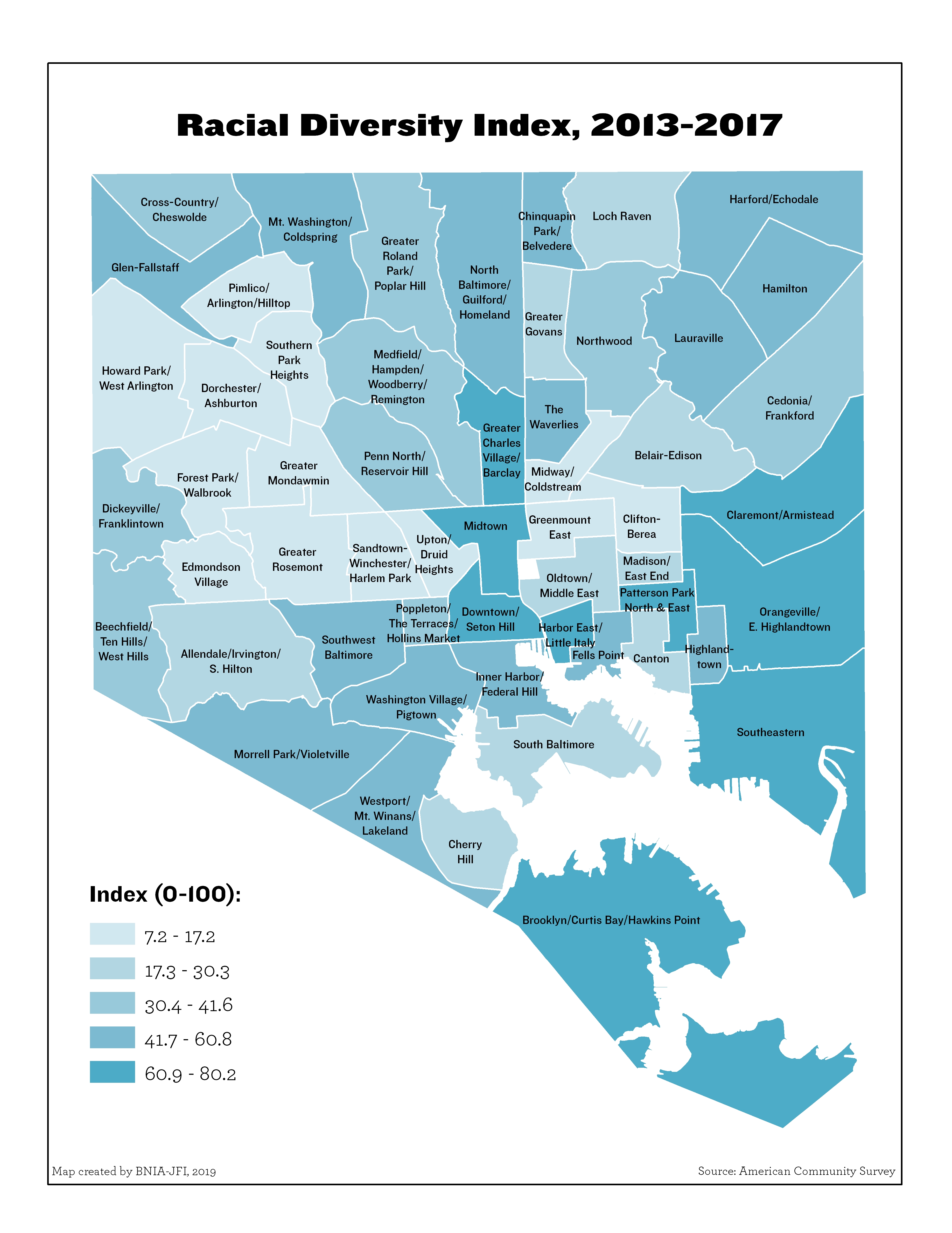Gallery Vital Signs 17 Census Demographics Maps BNIA Baltimore